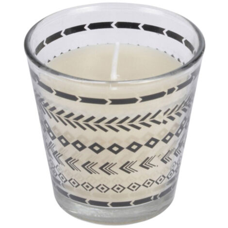 Bougie Parfumée Tonka "Ethnic Folk" 6cm Blanc