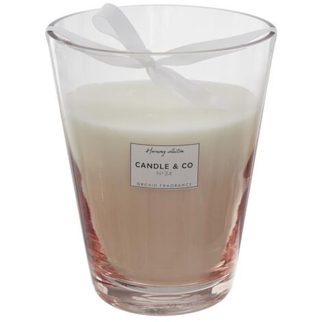 Bougie Parfumee Vase Beige Harmony H23cm