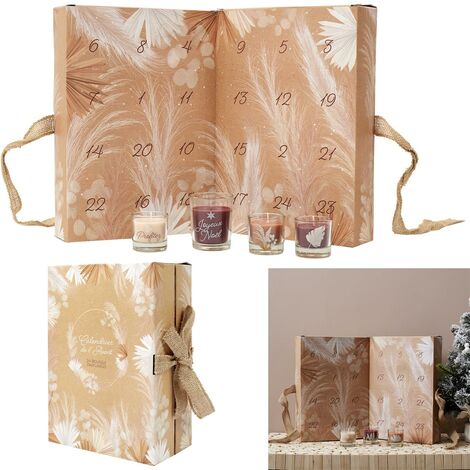 RSD DISTRIB Bougie Parfumee X24 Calendrier Avent Nature M4