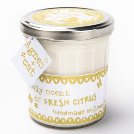Bougie Pot de Confiture - Agrumes- Vendu par 1