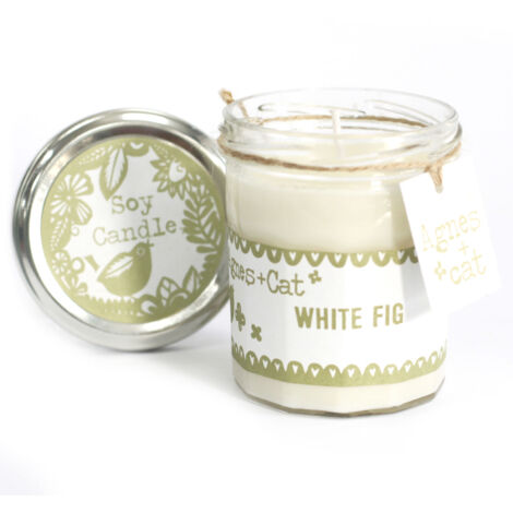 Bougie Pot de Confiture - Figue Blanche- Vendu par 1