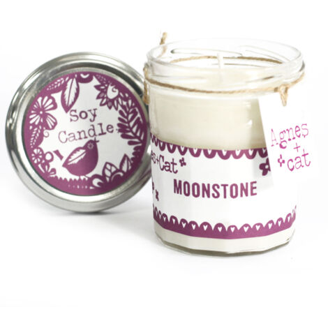 Bougie Pot de Confiture - Pierre de Lune- Vendu par 1