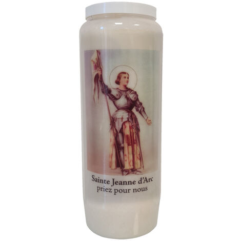 Bougie Sainte Jeanne D'Arc neuvaine