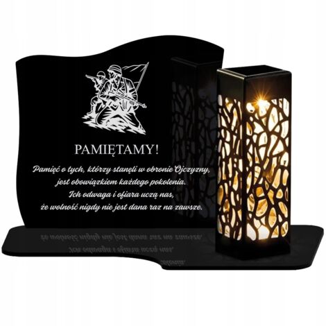 Bougie solaire LED patriotique pour la tombe d'un patriote, édition spéciale Toussaint