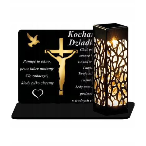 Bougie solaire LED perpétuelle pour la Toussaint, Jésus doré, Premium, 15 cm