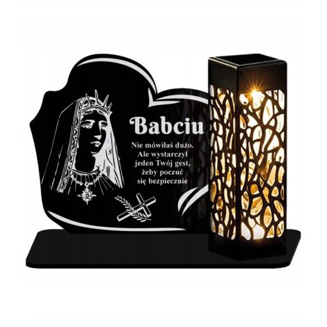 Bougie solaire XL de qualité supérieure pour la Toussaint, motif de tombe