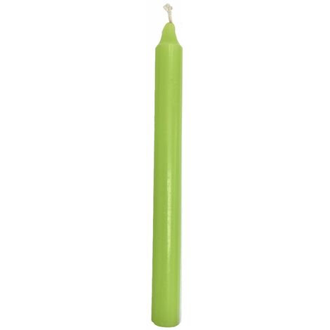 Bougie teintée dans la masse vert pomme