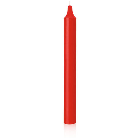 Bougie Teintée Masse ø21\200mm Rouge