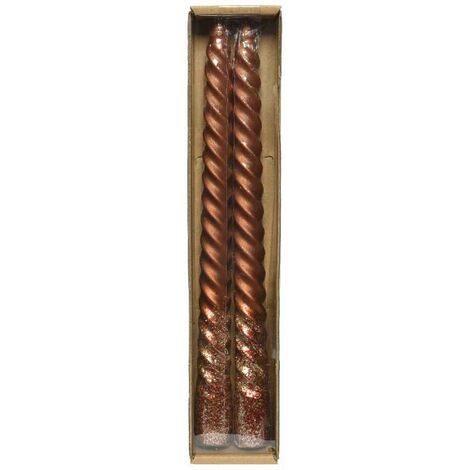 Bougie Twist 25Cmxd.2,2Cm Bougie de Noël