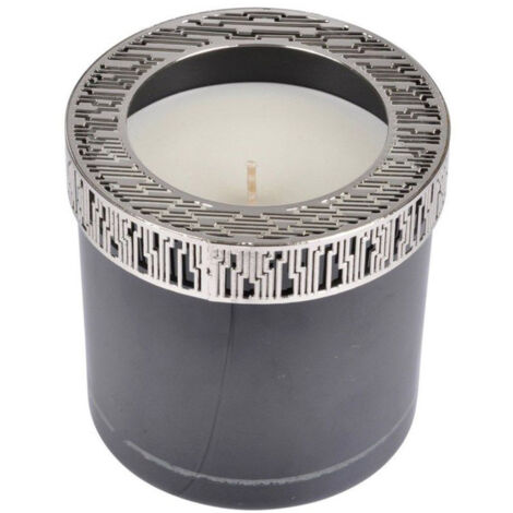 Bougie Verrine Parfumée "Élégant" 10cm Noir
