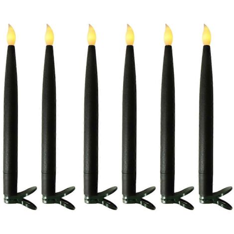 Bougies de Noël flottantes sans flamme blanches B