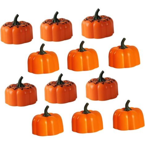 Bougies Led Citrouilles Décoratives Halloween Lot De