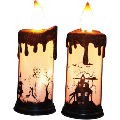 Bougies LED Électroniques Halloween Décoration De Fête