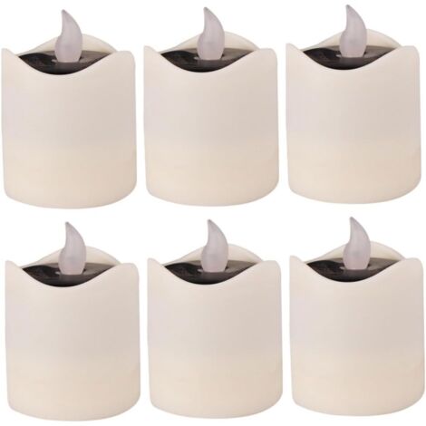 Bougies LED Solaire Rechargeables pour Décoration Intérieure