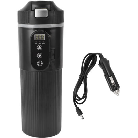 Bouilloir Automobile Electrique avec Affichage LED, Modèle 500ML, Acier Inoxydable 304 Anti Fuite