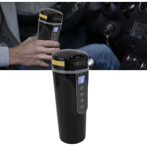 Bouilloir électrique pour voiture avec écran intelligent 500ml Noir 12V/24V