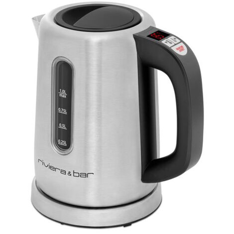 bouilloire 1 l inox satiné - sienna - bbt350 - riviera & bar