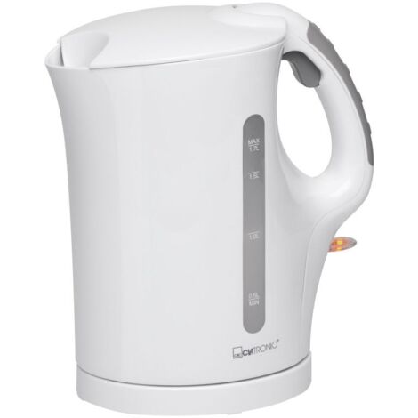 Bouilloire 1,7L 2200W Blanche Clatronic WK3819-Blanc