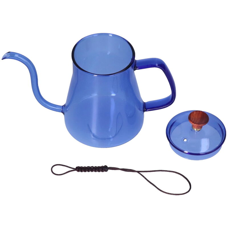 Feiyue - Bouilloire à col de cygne avec thermomètre pour cuisinière, acier inoxydable de qualité alimentaire de qualité supérieure, fonctionne sur la