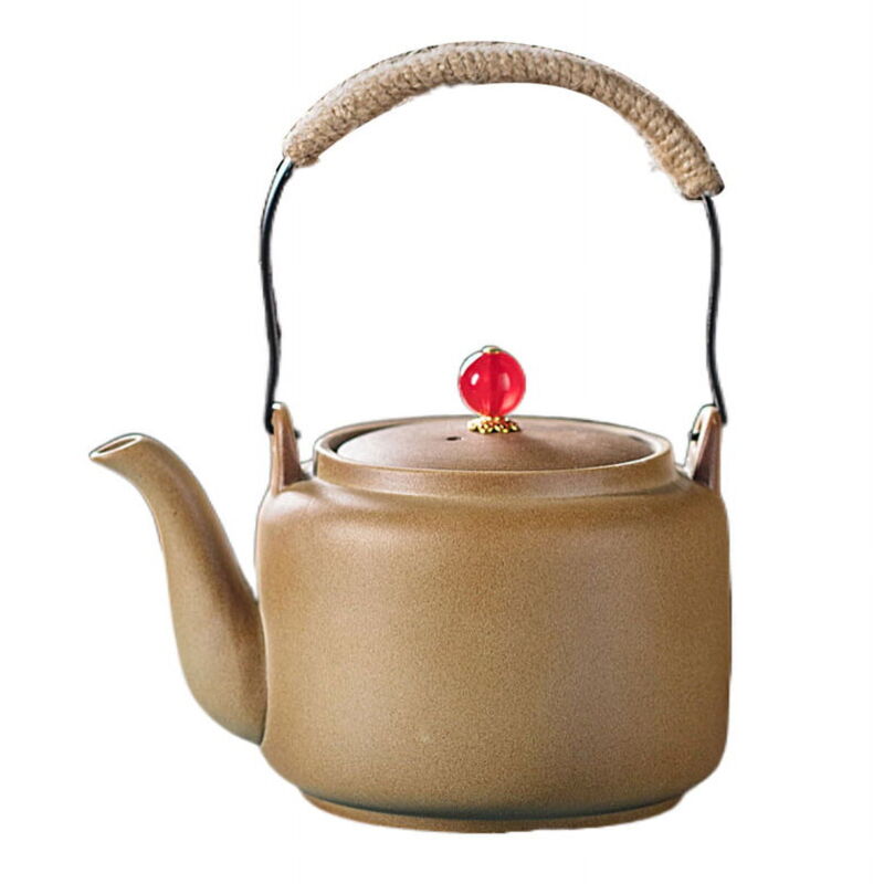 Bouilloire à thé domestique en poterie Théière durable Théière à thé de grande capacité pour la maison
