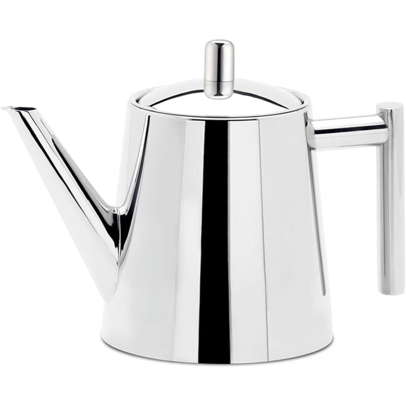Bouilloire à thé en acier inoxydable avec infuseur amovible - 800 ml - Passe au lave-vaisselle avec passoire