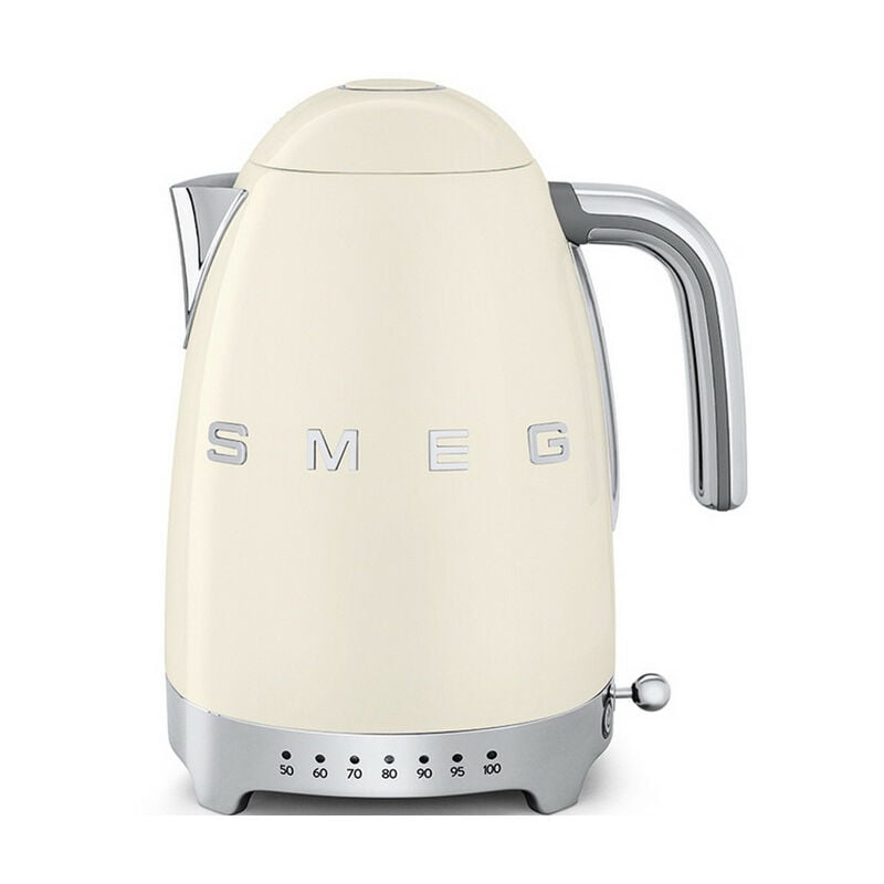 Bouilloire sans fil 1.7l 2400w crème - Smeg - klf04creu