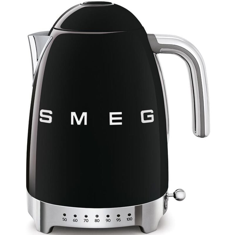Smeg - Bouilloire sans fil 1.7l 2400w noir klf04bleu