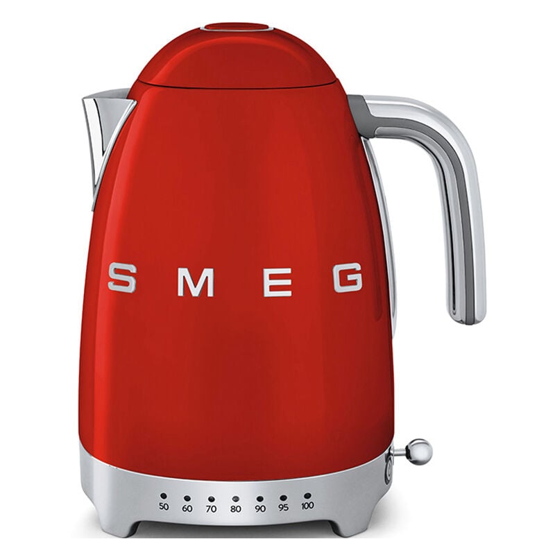 Smeg - Bouilloire sans fil 1.7l 2400w rouge klf04rdeu