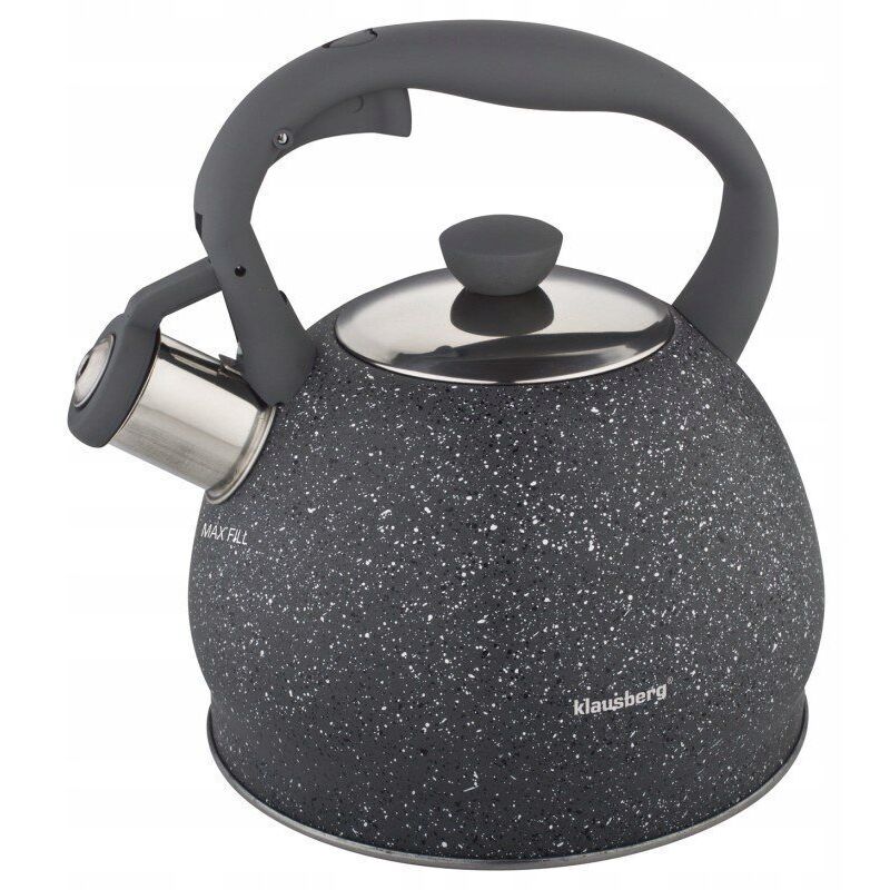 Bouilloire Avec Sifflet 2l Klausberg Kb-7321 Marbre