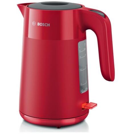 Bouilloire - BOSCH - TWK2M164 MyMoment - Rouge Mate - indicateur de tasses - niveau d'eau visible