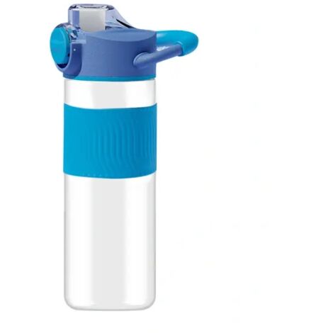 Bouilloire de sport - étanche et sans BPA - paille interne bleue