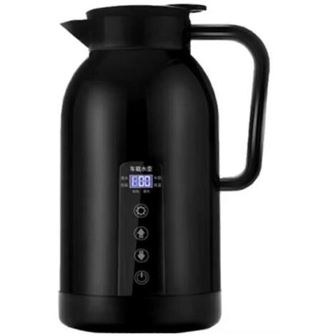 Bouilloire de voiture avec écran LCD et contrôle de la température, cafetière de voyage.