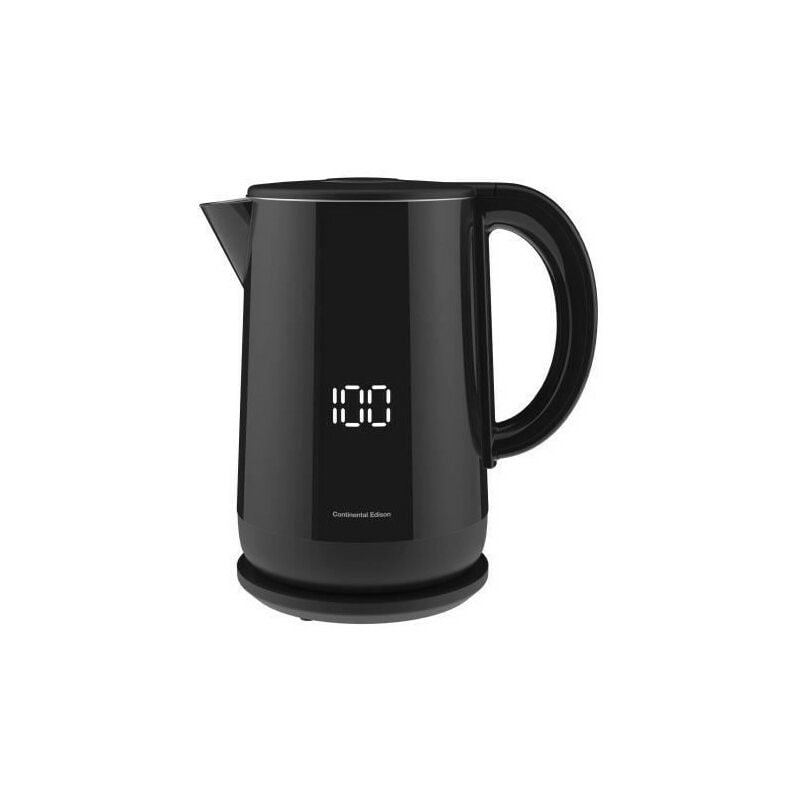 Continental Edison - Bouilloire digitale BL15LB - Noir - 1,5 l - 2200 w