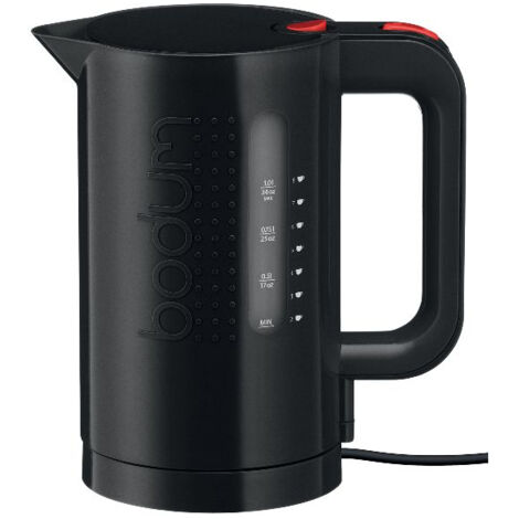 bouilloire électrique 1 l noire - bistro - 11452-01euro - bodum