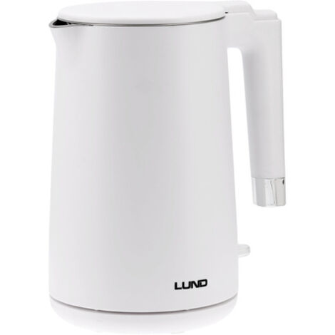 BOUILLOIRE ÉLECTRIQUE 1,5 L COOL TOUCH BLANCHE - W-68207