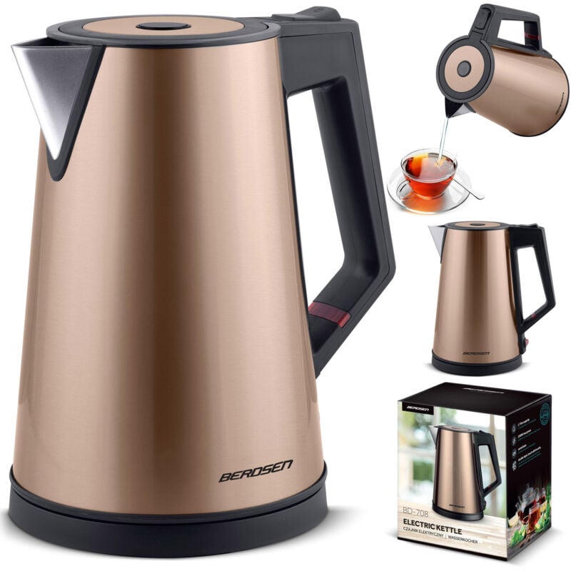 Bouilloire électrique 1,7l BD-708, cuivre