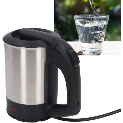 Bouilloire Électrique 304 Stainless Steel Auto Shutoff Dry Protection 0.5L 1000W 2 Cups