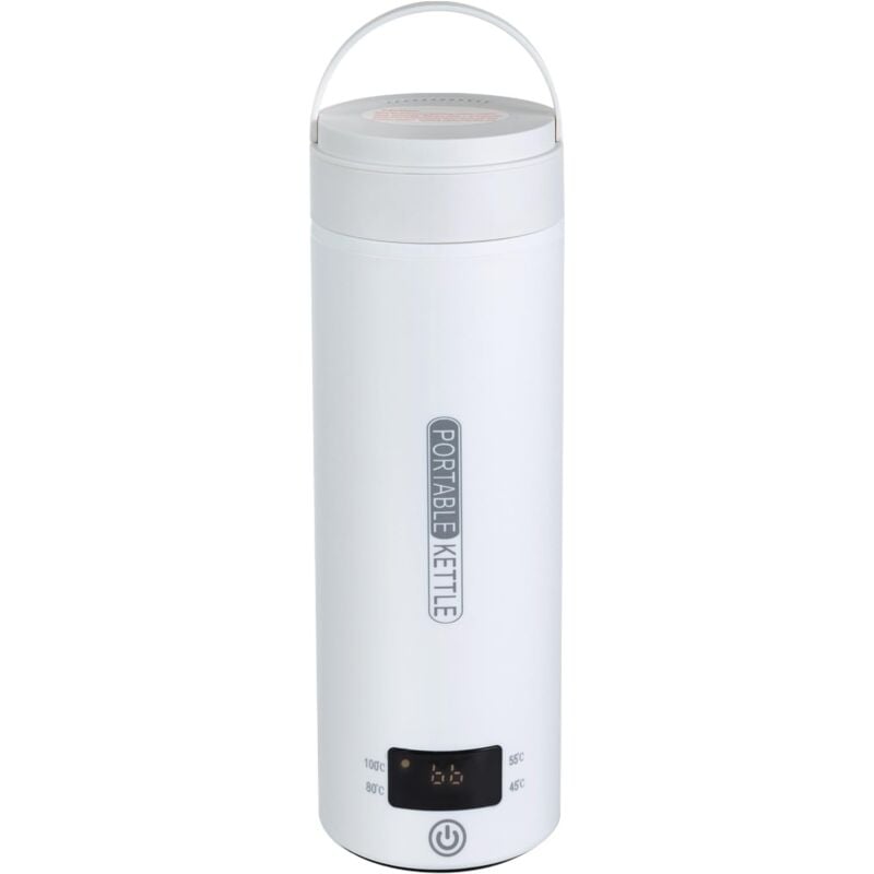 Bouilloire électrique 500 ml, avec réglage de la température, écran lcd, pour voyage, 300 w, 220 v