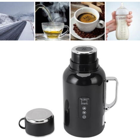 Bouilloire Électrique Automobile, modèle 1300ml, résistant et portable pour voitures avec LED et commandes tactiles