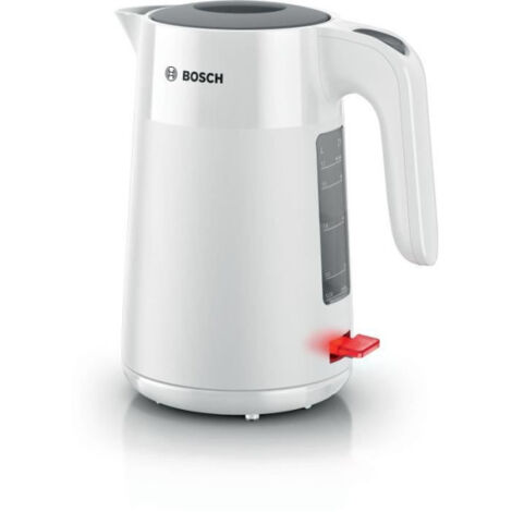 Bouilloire Electrique  - BOSCH - TWK2M161 MyMoment - Blanche Mate - indicateur de tasses - niveau d'eau visible