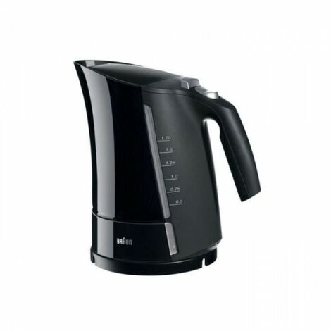 Bouilloire Electrique BRAUN Multiquick 5 - 1,6 L - Noir - Systeme d'ébullition rapide