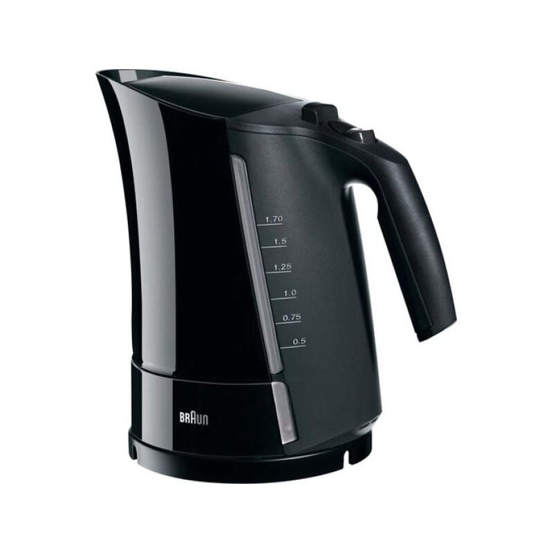Bouilloire Electrique Braun WK300 - 1,7L - Noir - Chauffe ultra-rapide 45s - Filtre anti-calcaire amovible