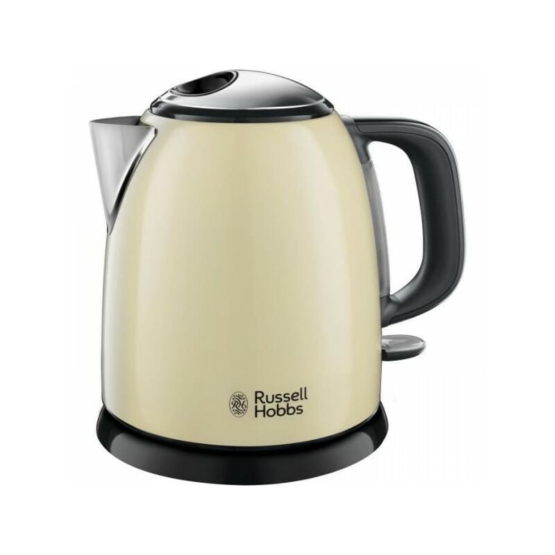 Bouilloire Electrique Compacte Russell Hobbs 24994-70 Colours Plus - 1L, Rapide, Filtre Anti-Calcaire, Creme