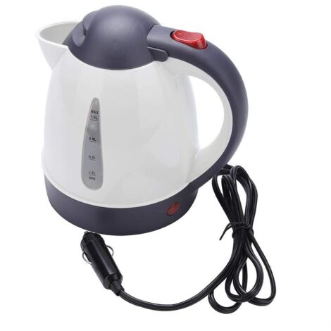 Bouilloire électrique de Voiture, Bouilloire électrique Portative de Grande Capacité 12V 1000ml, Chauffe-eau de Voiture de Bouilloire de Voyage D'arrêt Automatique pour la Fabrication de Café de Thé D