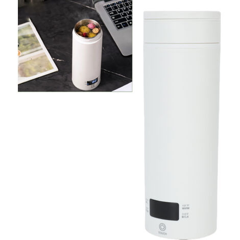Bouilloire électrique de voyage 450ml, contrôle 4 températures, 316 stainless steel, plug US