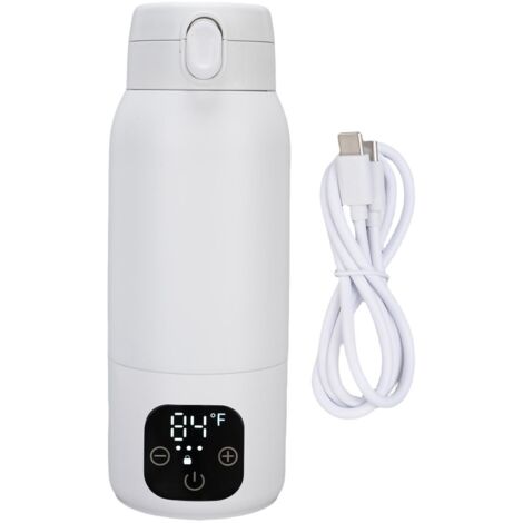 Bouilloire Électrique de Voyage Sans Fil 500ml 316 Inox USB Portable Mini Chauffeur D'eau Café Thé Lait Bouilloire Voyage