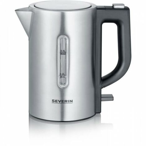Bouilloire Electrique  de voyage SEVERIN WK3647 - 0,5 L - 1100 W - Inox et noir