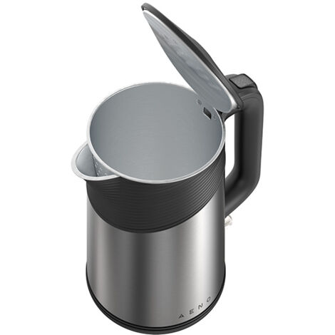 Bouilloire Électrique EK3 : 1850-2200W, 1.7L, Sécurité et Parois Doubles - AENO