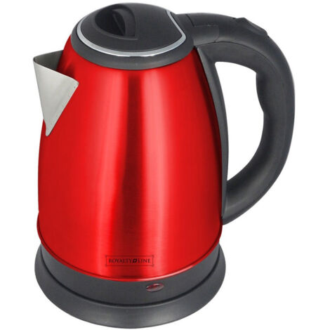 Bouilloire électrique En Acier Inoxydable 1.8lt 2200w Bouilloire Eau Chaude Rouge