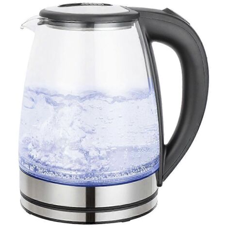 Bouilloire électrique en verre 2L, chauffe-eau à ébullition rapide ()